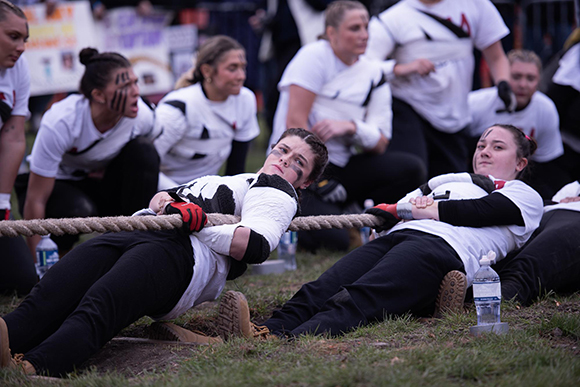Members of NIU Sorority participate in TUGS
