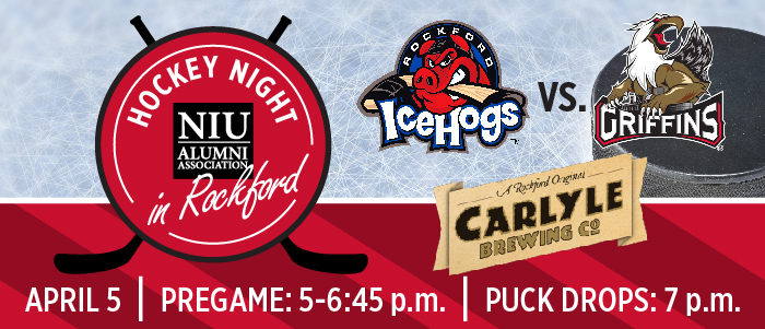 Hockey Night in Rockford. April 5, pregame 5-6:45 p.m., Puck Drop 7 p.m.