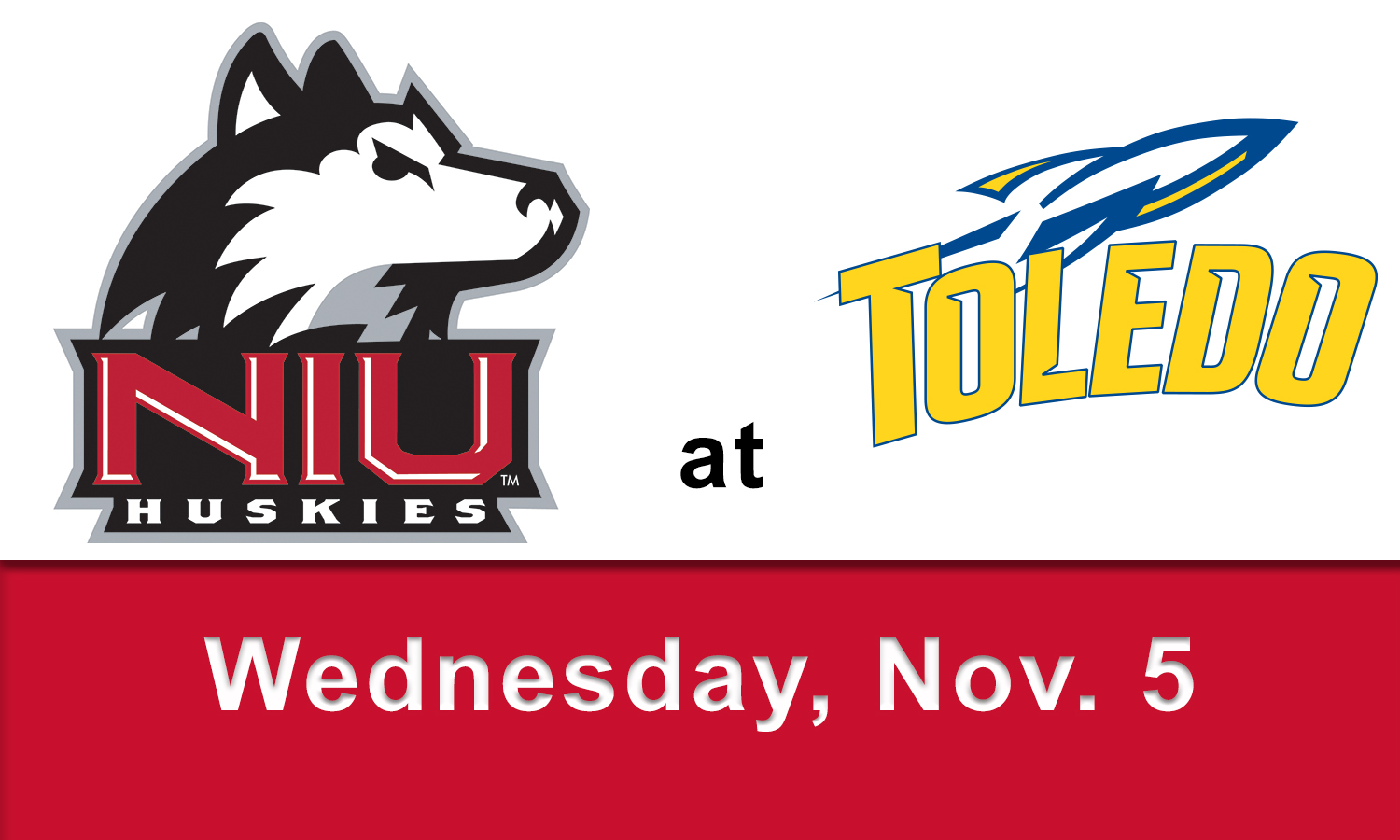 NIU at Toledo Wednesday, Nov. 5