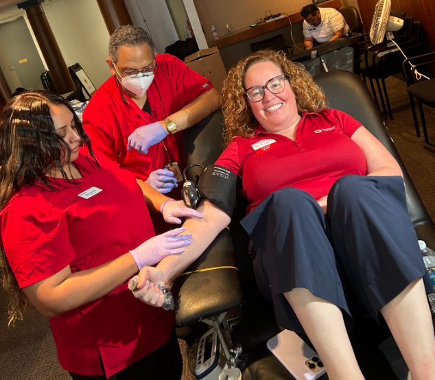 kellie-during-her-first-blood-donation