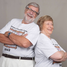 Mike, M.S.Ed. '73, and Rosemary Greene. '69.