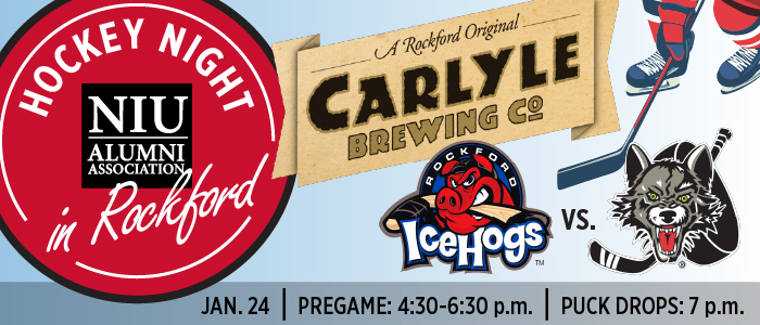 Hockey Night in Rockford. Jan. 24, pregame 4:30-6:30 p.m., Puck Drop 7 p.m.