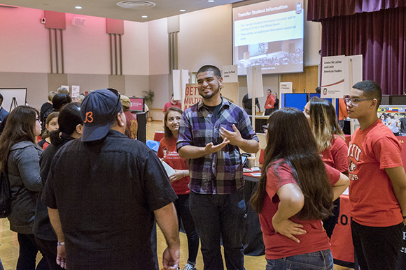 NIU student recruitment resource fair