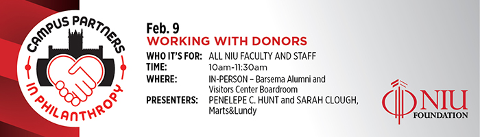 Feb 9. Working with Donors