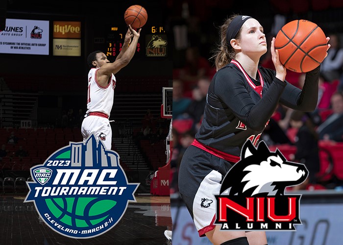 NIU Basketball Teams in the MAC Tournament