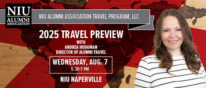 NIU Alumni Association Travel Program LLC 2025 Travel Preview Reception