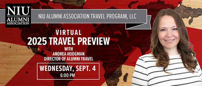 NIU Alumni Association Travel Program LLC 2025 Travel Preview Reception
