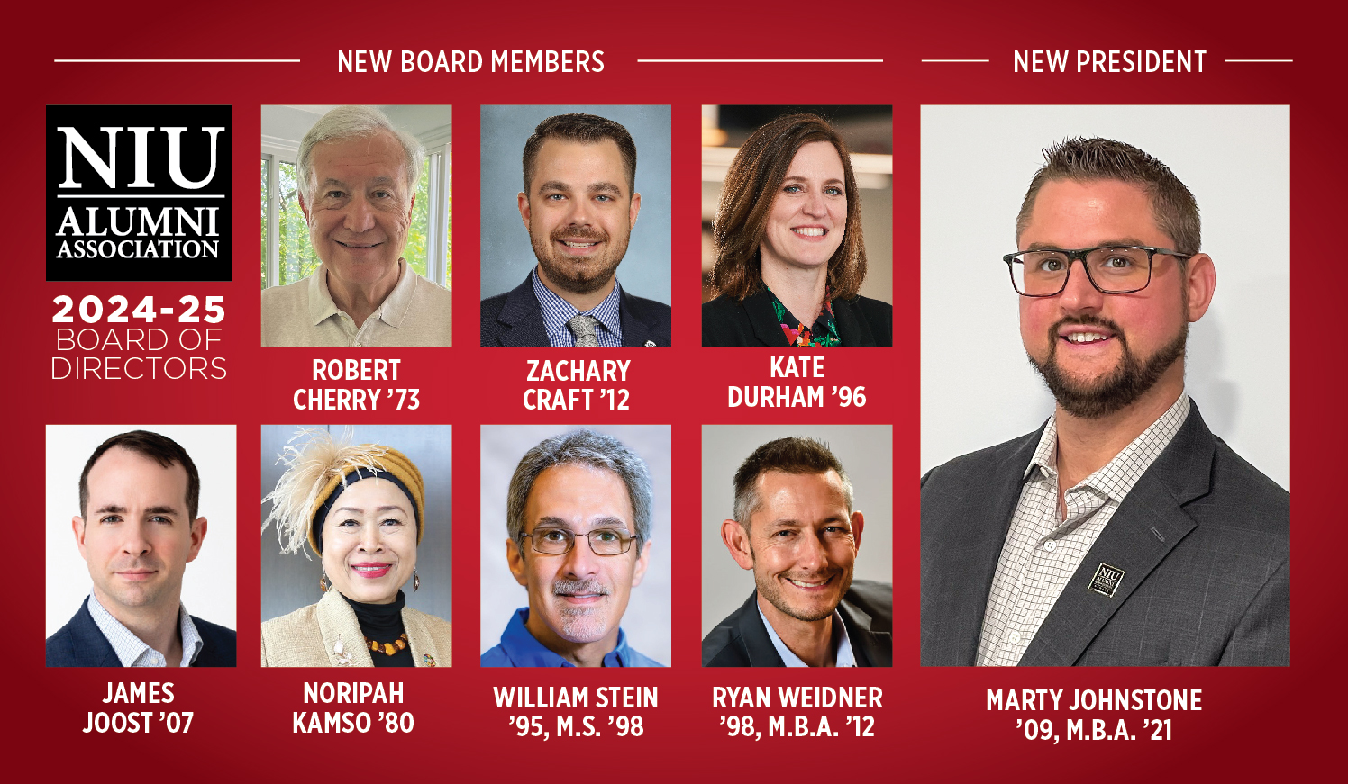 NIUAA Board of Directors new members